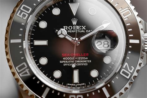 rolex red text dial